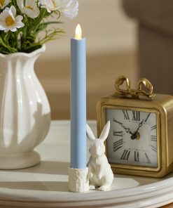 Cashmere Blue Flameless Candle Taper