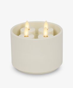 Rechargeable Tealights and Charging Base - Set of 4