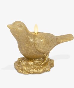 Khaki Bird Flameless Candle