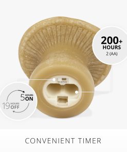 Khaki Small Mushroom Flameless Candle
