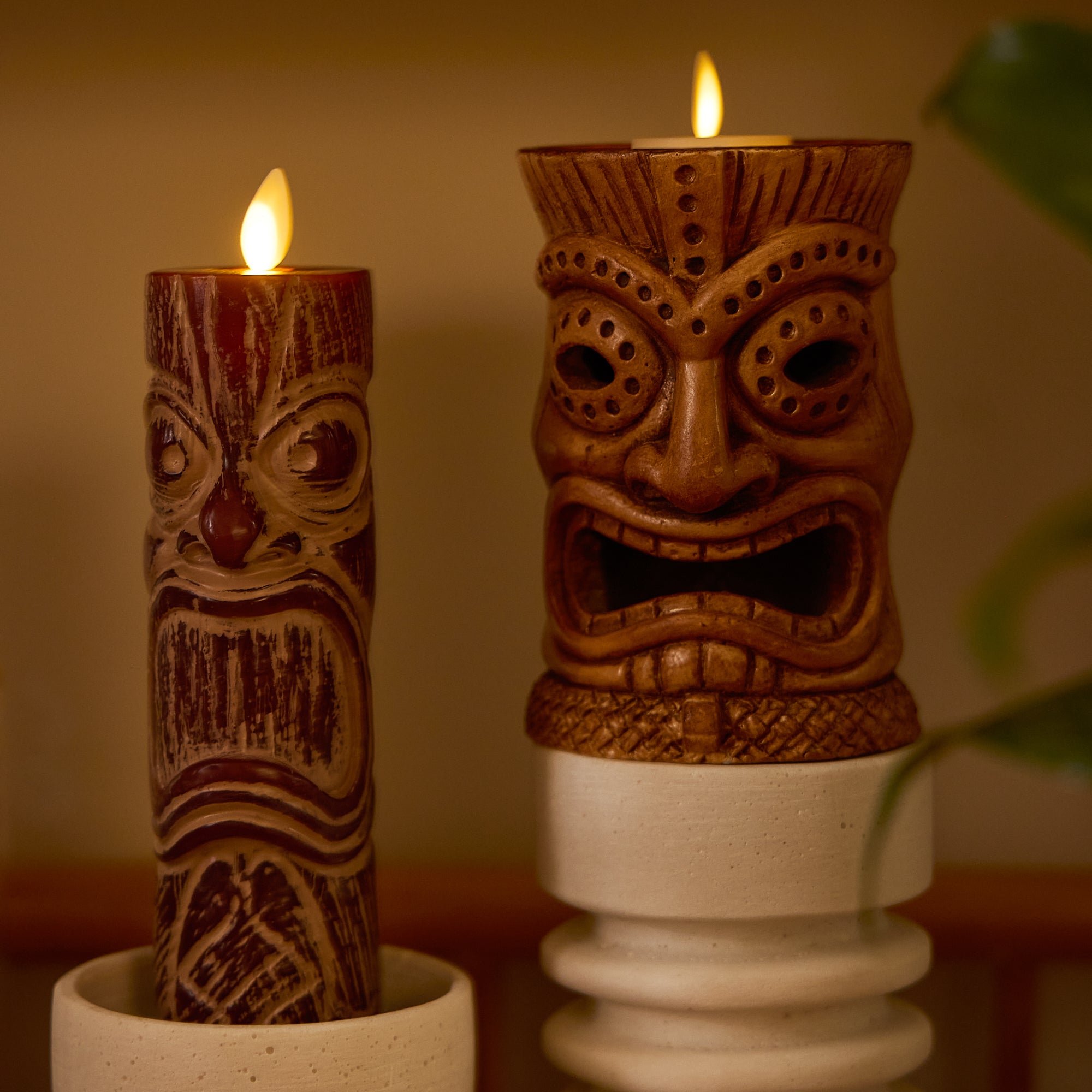 sm-image-671d84a65d37ceef2af7d29a Cherry Mahogany Chalky Slim Tiki Flameless Candle Pillar