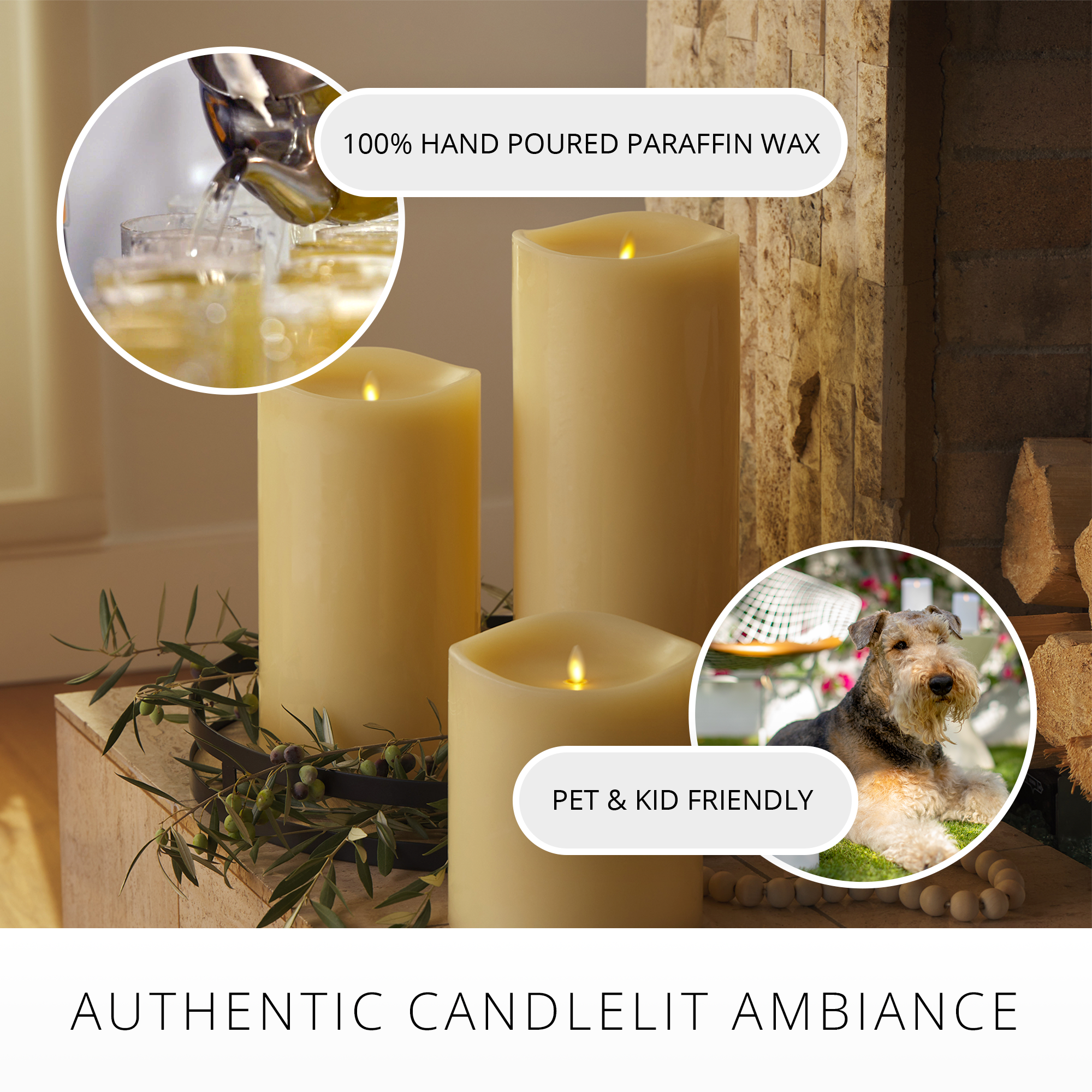 sm-image-68acba3594f3b1ac3c7ac31c Ivory Flameless Candle Grand Pillar - Melted Top - 6.25" Width
