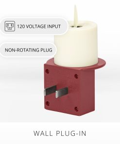 Holiday Red Flameless Candle Nightlight