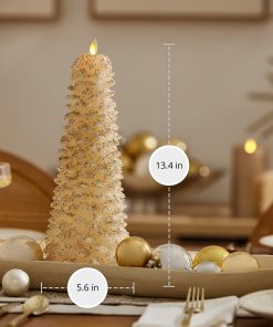 White Swan Flameless Candle North Tree
