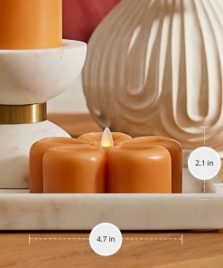 Sunlit Honey Flower Flameless Candle Tealight