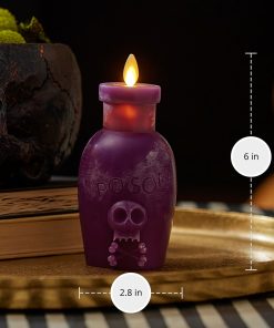 Imperial Purple Chalky Flameless Candle Poison Bottle