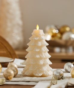 White Swan Flameless Candle Tree