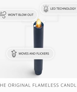 Blue Opal Flameless Candle Taper