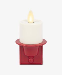 Holiday Red Flameless Candle Nightlight
