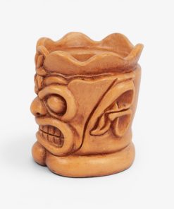 Golden Oak Small Tiki Candle Holder