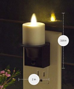 Black Flameless Candle Nightlight