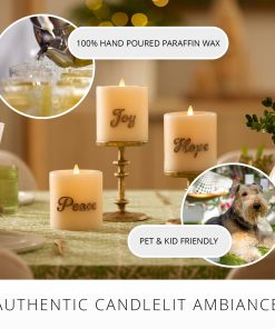 White Swan HOPE Flameless Candle Pillar