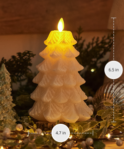 White Swan Flameless Candle Tree