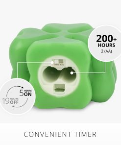 Classic Green Flameless Candle Clover