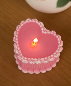 Sweet Pink Heart Cake