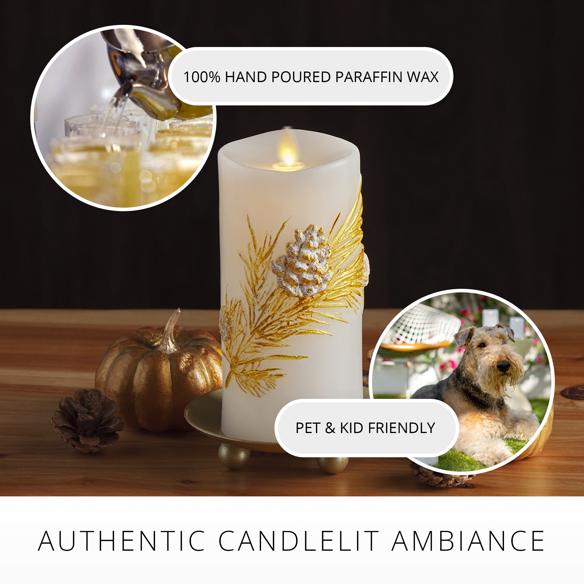 sm-image-87901eecb4491f352f538219 Embossed White Pinecone Flameless Candle Pillar