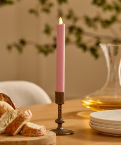 Saga Rose Flameless Candle Taper