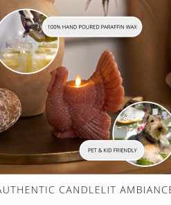 Caramel Café Flameless Candle Turkey