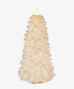 White Swan Flameless Candle North Tree