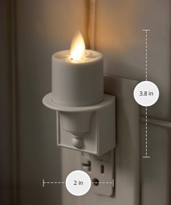 White Flameless Candle Nightlight