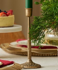 Brass Wrought Iron Taper Holder