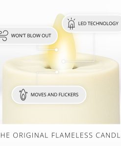 Holiday Red Flameless Candle Nightlight