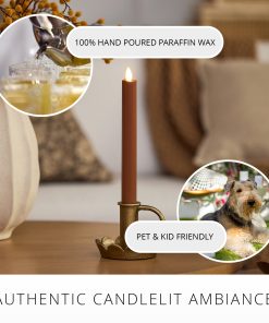 Caramel Café Flameless Candle Taper