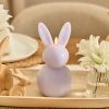 Gentle Lavender Flameless Candle Easter Bunny Rabbit