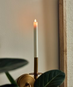 Pearl Ivory Flameless Candle E12 Taper Bulb