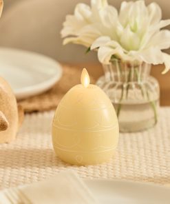 Lemon Chiffon Flameless Candle Egg