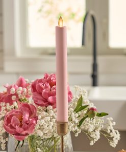 Crystal Rose Flameless Candle Taper