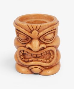 Golden Oak Medium Tiki Candle Holder