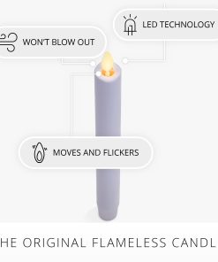 Gentle Lavender Flameless Candle Taper