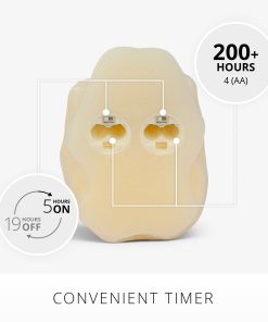 Pearl Ivory Flameless Candle Skull