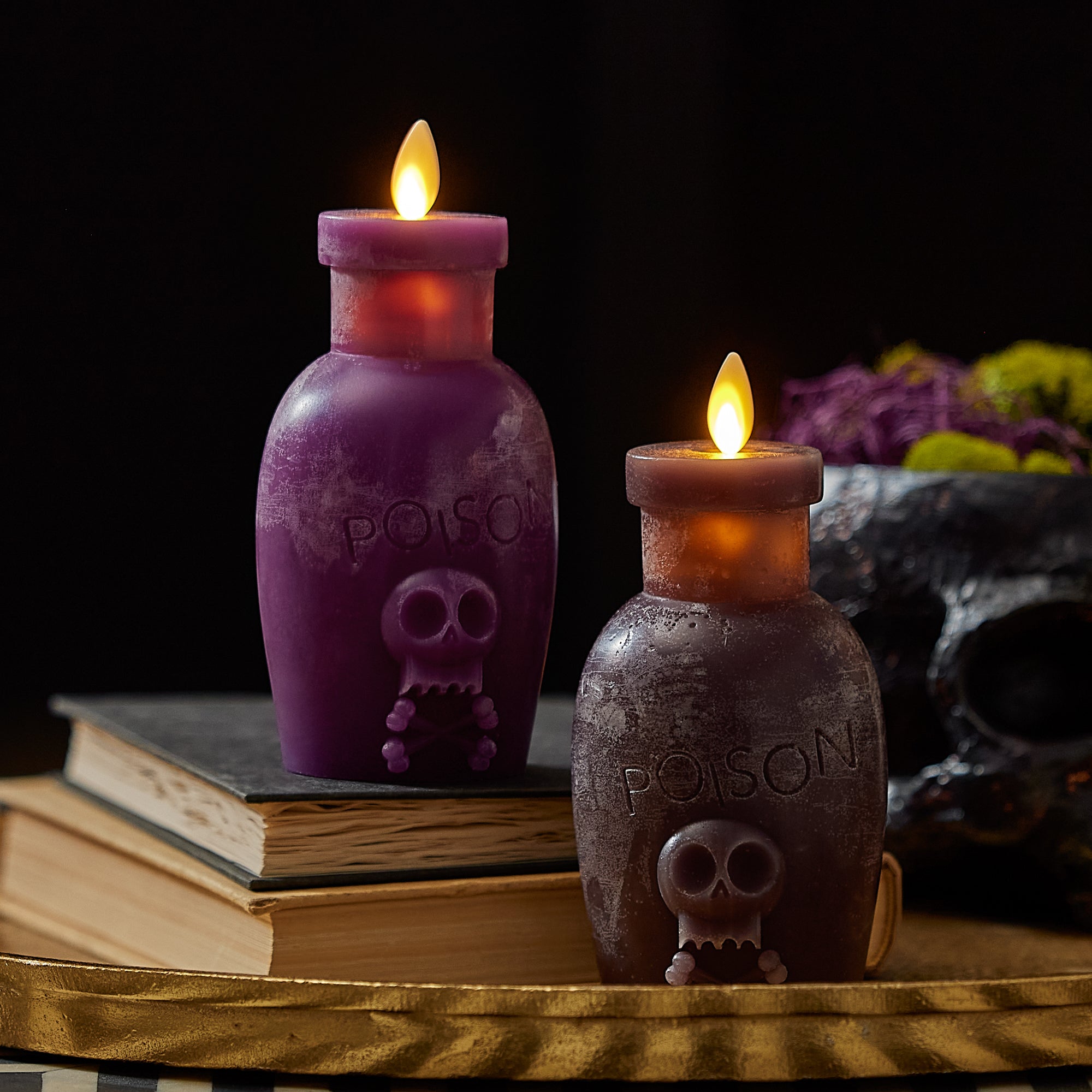 sm-image-9e5b0c12cbee0d2c580af5e2 Dark Chocolate Chalky Flameless Candle Poison Bottle