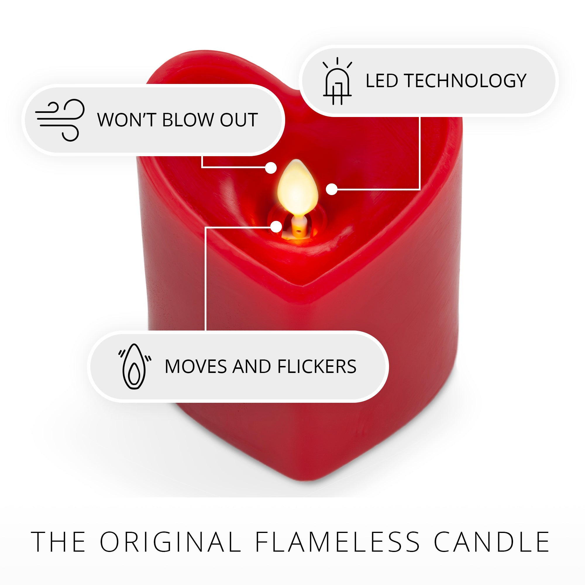 sm-image-9fa476de17c010c6a030cbda True Red Flameless Candle Heart Pillar