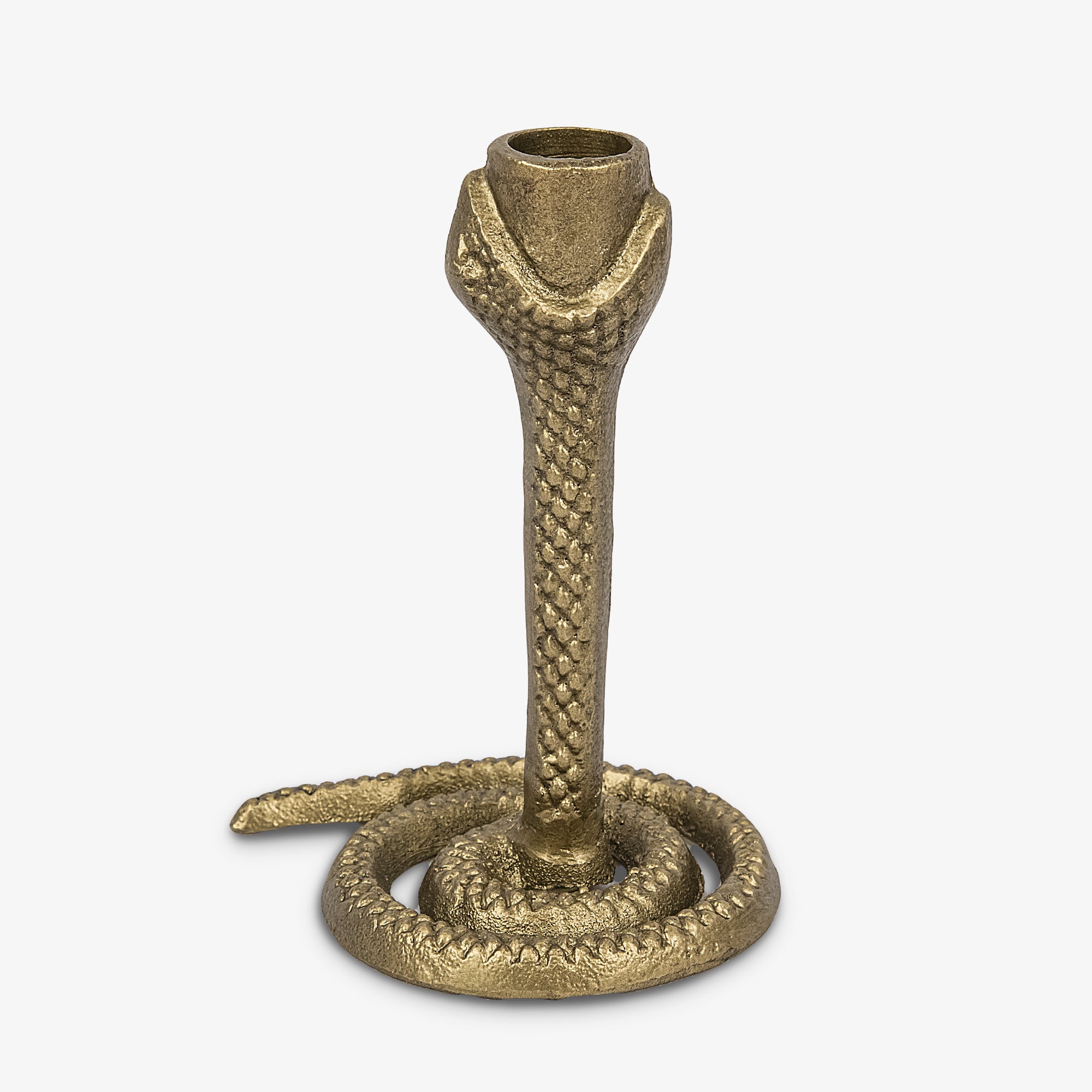 sm-image-9fb2e441c22d46d058c7de9c Brass Wrought Iron Snake Taper Holder