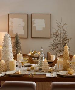White Swan Flameless Candle Snowflake Tealight