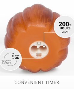 Burnt Orange Flameless Candle Pumpkin
