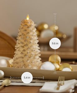 White Swan Flameless Candle North Tree