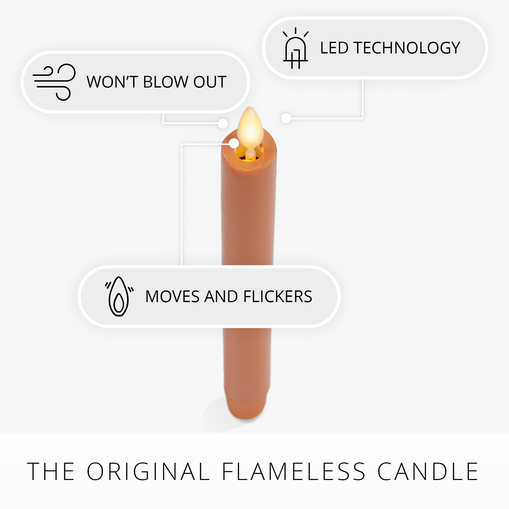 sm-image-aa663b2a771ee1ce3f446742 Marmalade Flameless Candle Taper