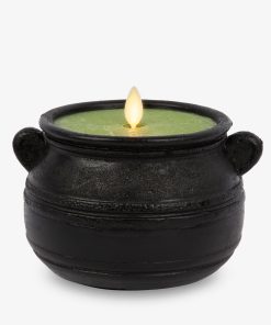 Green Potion Flameless Candle Cauldron