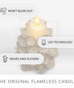 White Swan Flameless Candle Tree