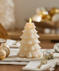 White Swan Flameless Candle Tree