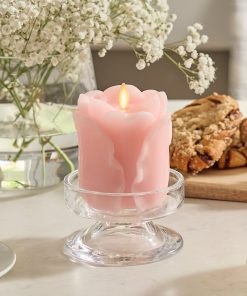 Crystal Rose Flameless Candle Rose Bud
