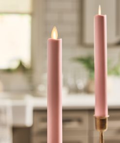 Crystal Rose Flameless Candle Taper