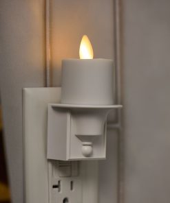 White Flameless Candle Nightlight