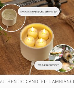 Rechargeable Replacement Tealights - Set of 2