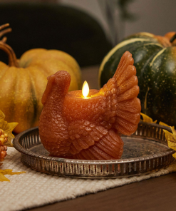 Adobe Flameless Candle Turkey