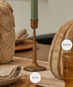 Brass Wrought Iron Taper Holder